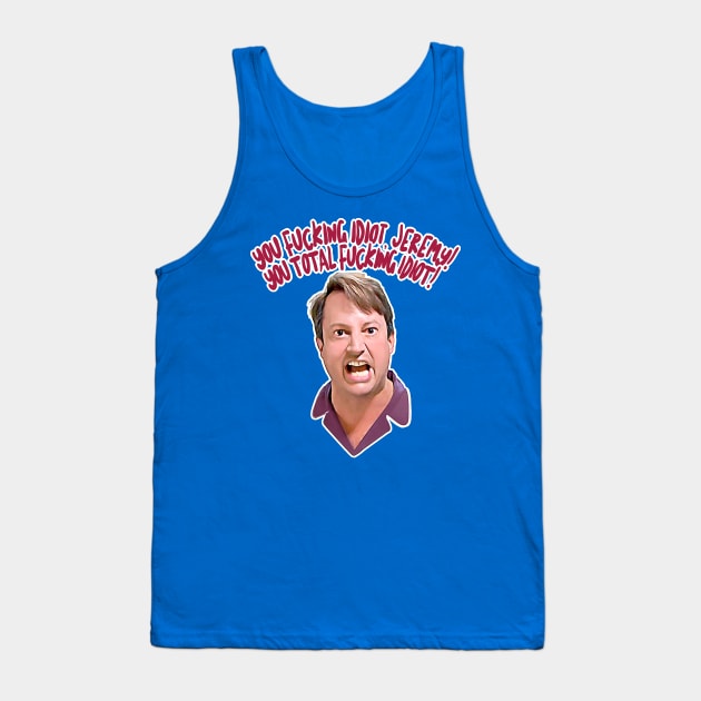 Peep Show Mark Corrigan Meme Turkey Rant Tank Top by DankFutura